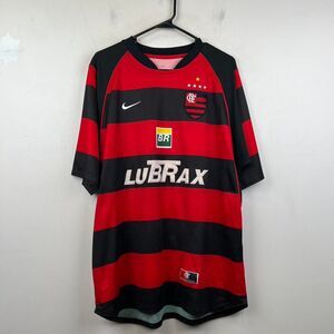 Vintage Flamengo 2001/2002 Nike Home Jersey Y2K Football Shirt Soccer Mens XL